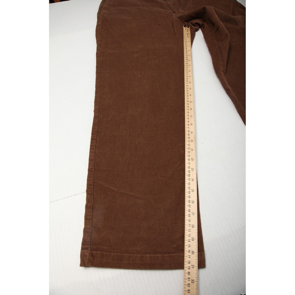 Haggar Pants Mens 42x32 Acrual 40x31 Brown Classic Fit Corduroy Stretch - Picture 11 of 15